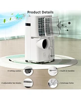 Cowsar 12,000 Btu Portable Air Conditioners Cool Rooms up to 550 Sq.ft, 46dB Quiet, Portable Ac with Cool&Fan&Dehumidifier&Sleep, Remote Control for H