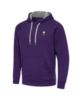 Antigua Men's Purple Clemson Tigers Golfer Victory Raglan Pullover Hoodie