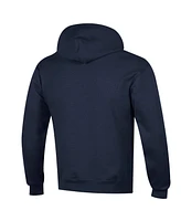 Champion Men's Navy Michigan Wolverines Arched Logo Fleece Pullover Hoodie