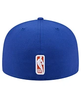 New Era Men's Blue York Knicks State Stitch 59FIFTY Fitted Hat