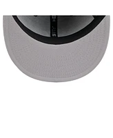 New Era Men's Navy/Gray York Yankees Retro Pattern 59FIFTY Fitted Hat