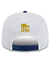 New Era Men's White/Blue Real Salt Lake 2025 Jersey Hook 9SEVENTY Stretch-Snap Hat