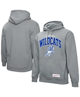 Mitchell & Ness Men's Heather Gray Kentucky Wildcats Classic Arch Pullover Hoodie