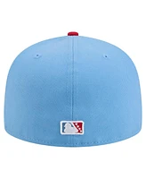 New Era Men's Light Blue/Red Reno Aces Copa de la Diversion 59FIFTY Fitted Hat