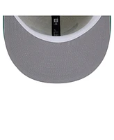New Era Men's White/Kelly Green Philadelphia Eagles Throwback Main 59FIFTY Fitted Hat