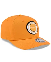 New Era Men's Orange McLaren F1 Team Adventure Circle 9SEVENTY Stretch Snap Hat