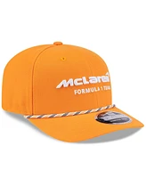New Era Men's Orange McLaren F1 Team Multi-Rope 9SEVENTY Stretch snap Hat