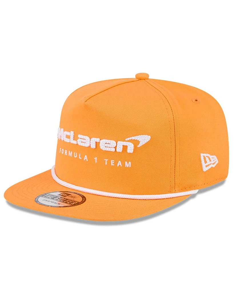 New Era Men's Orange McLaren F1 Team Golfer Adjustable Hat