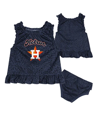 Outerstuff Infant Navy Houston Astros Playground Dress Bloomers Set