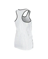 New Era Women's White York Yankees Gameday Pinstripe Tank Top