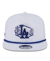 New Era Men's White Los Angeles Dodgers 2025 Spring Training Palm Golfer Adjustable Hat