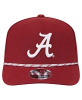 New Era Men's Crimson Alabama Crimson Tide Game Day Multi-Rope 9SEVENTY Stretch-Snap Hat