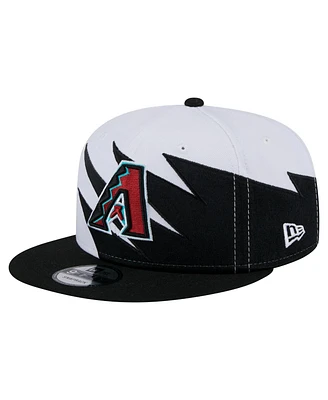 New Era Men's Black/White Arizona Diamondbacks Jagged 9FIFTY Snapback Hat