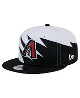 New Era Men's Black/White Arizona Diamondbacks Jagged 9FIFTY Snapback Hat