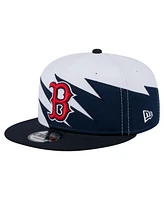 New Era Men's Navy/White Boston Red Sox Jagged 9FIFTY Snapback Hat