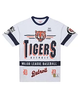 Mitchell & Ness Men's White Detroit Tigers Cooperstown Collection Team Origins Premium T-Shirt