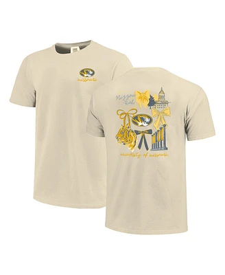 Comfort Colors Women's Cream Missouri Tigers Coquette T-Shirt