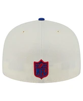 New Era Men's White/Royal Buffalo Bills Main 59FIFTY Fitted Hat