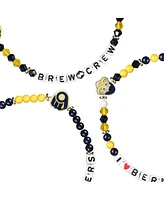 Foco Milwaukee Brewers Friendship Bracelet, Set of 6