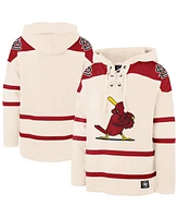 '47 Brand Men's Cream St. Louis Cardinals Superior Lacer Pullover Hoodie