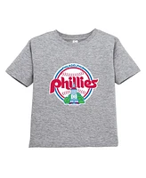 Soft as a Grape Toddler Red/Gray Philadelphia Phillies Cooperstown Collection T-Shirt, Set of 2