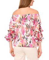 Vince Camuto Women's Off-The-Shoulder Balloon-Sleeve Top