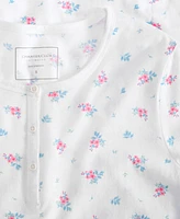 Charter Club Women's Cotton Printed Henley Sleepshirt, Created for Macy's