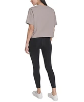 Calvin Klein Performance Women's Cotton Puff-Logo T-Shirt