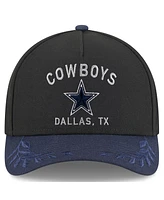 New Era Men's Black/Navy Dallas Cowboys 2025 Nfl Draft 39THIRTY Flex Hat
