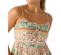 O'Neill Juniors' Delena Printed Sleeveless A-Line Dress