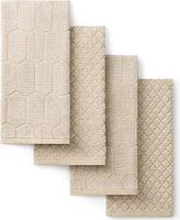 Martha Stewart Honeycomb Chambray Textured Cotton Kitchen Towel Set