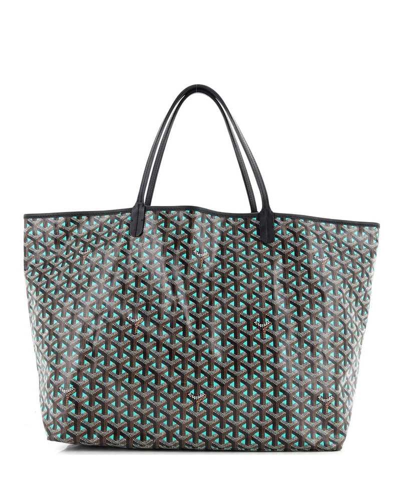 Pre-Owned Goyard Gm Saint Louis Tote Claire Voie Coated Canvas