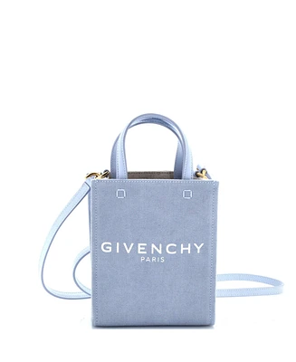 Pre-Owned Givenchy Mini Vertical G-Tote Canvas