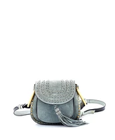 Pre-Owned Chloe Mini Hudson Handbag Whipstitch Suede