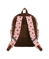 Disney Mickey Mouse Adult Pink Checkered 16.5" Travel Backpack