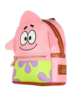 SpongeBob Squarepants Mini Backpack Patrick Embroidered Face Purse Travel Bag