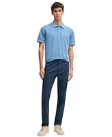 Boss by Hugo Men's Micro-Printed Stretch Cotton Slim-Fit Trouser Pants