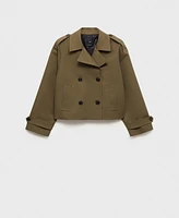 Mango Women's Double-Breasted Jacket