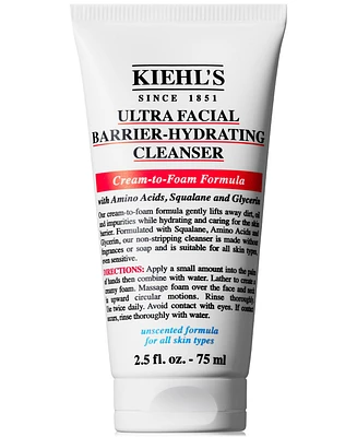 Kiehl's Since 1851 Ultra Facial Barrier-Hydrating Cleanser, 2.5oz