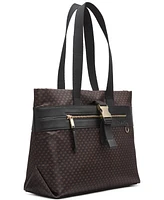 Calvin Klein Elora Nylon Mini Signature Top Zipper Tote Bag