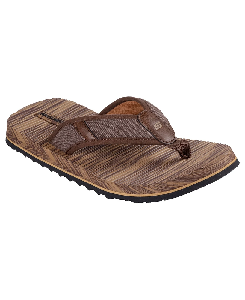 Skechers Men's Relaxed Fit: Tantric - Rafe Casual Thong Sandals from Finish Line