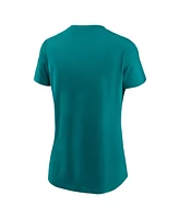 Nike Women's Aqua Seattle Mariners Wordmark T-Shirt