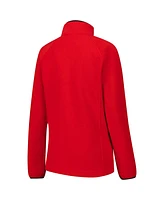 Columbia Women's Crimson Alabama Tide Give Go Ii Fleece Full-Zip Jacket