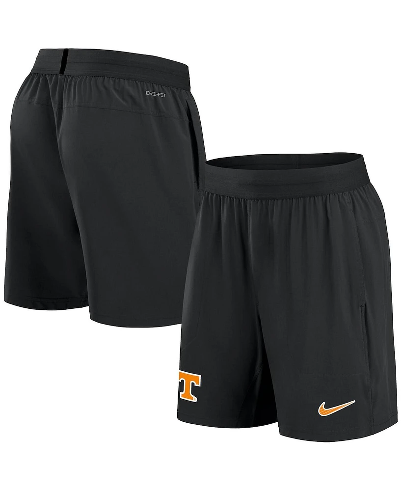 Nike Men's Black Tennessee Volunteers 2024 Sideline Performance Shorts