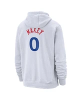 Nike Men's Tyrese Maxey White Philadelphia 76ers 2024/25 City Edition Name Number Pullover Hoodie
