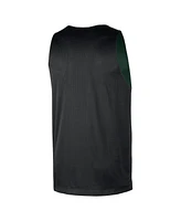 Nike Men's Hunter Green/Black Milwaukee Bucks Courtside Reversible Mesh Practice Jersey