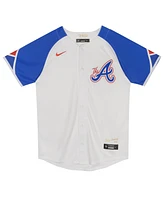 Nike Preschool White Atlanta Braves City Connect Jersey