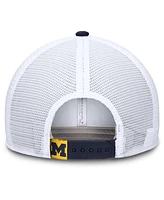 Jordan Men's Navy/Maize Michigan Wolverines Rise Adjustable Trucker Hat