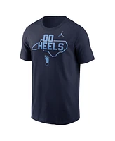 Jordan Men's Navy North Carolina Tar Heels Campus Local T-Shirt