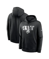 Nike Men's Black Cincinnati Bengals Cheer Zone Club Fleece Pullover Hoodie